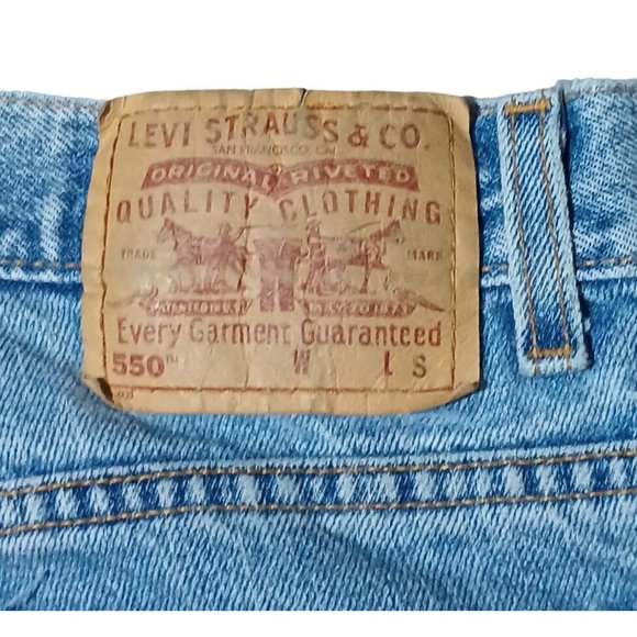 Vintage Levis 550 Jeans Womens Size 12 S Relaxed Fit Tapered Leg Made in USA Hig - Picture 4 of 16